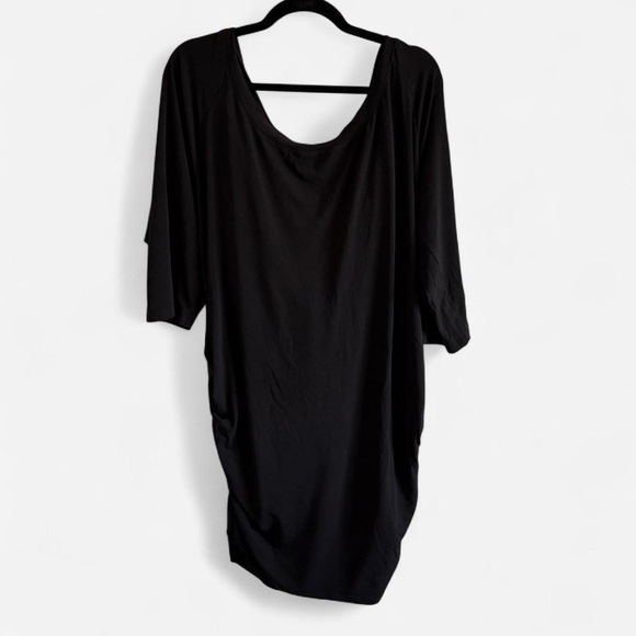 Torrid Women Dress 2 Black Bodycon 3/4 Sleeve - Picture 1 of 3